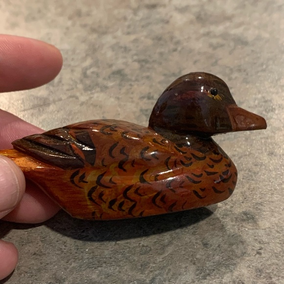 Set of 6 Mandarin Love Duck/ Feng shui ducks / Mini decoy - Picture 2 of 7